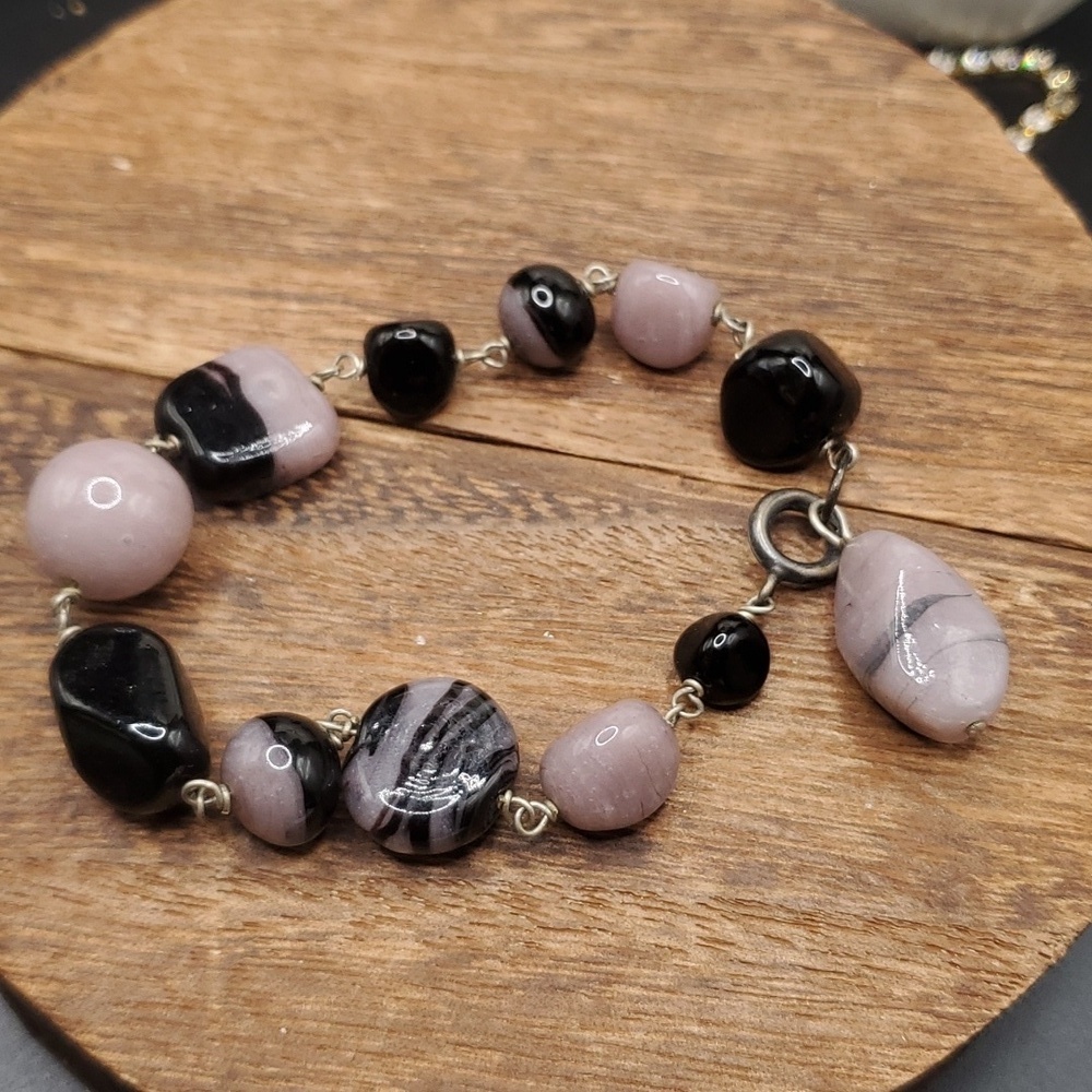 Natural stone‎ B2623 sophisticated precious gemstone bracelet